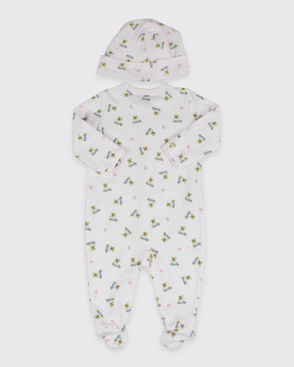 Ralph Lauren, Babygrow and Hat, 3 Months