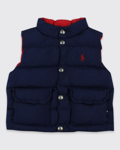 Ralph Lauren, Reversible Gilet, 12 Months
